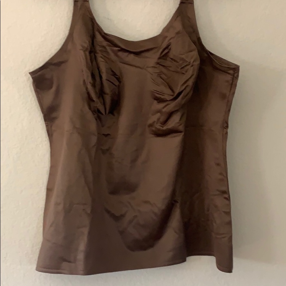 Large 46 brown slimming tank top bra